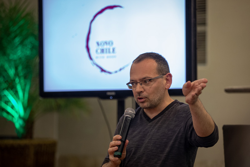 David Giacomini, curador da Importadora Vinhos Novo Chile